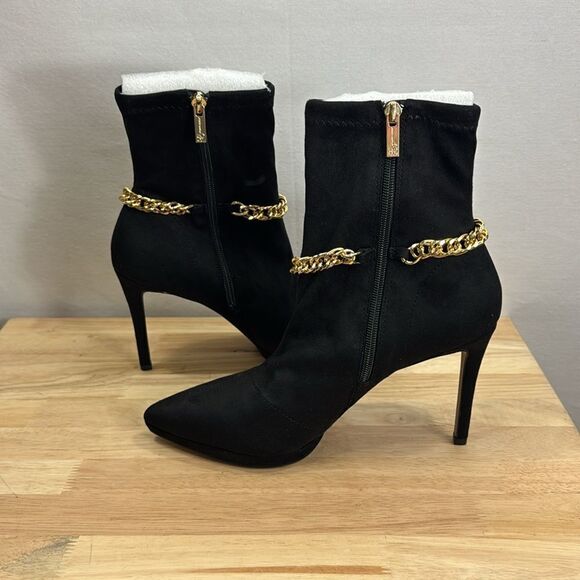 Jessica Simpson Women's Valyn Chain Stieletto Heel Dress Booties Size 10 NIB - Picture 4 of 11